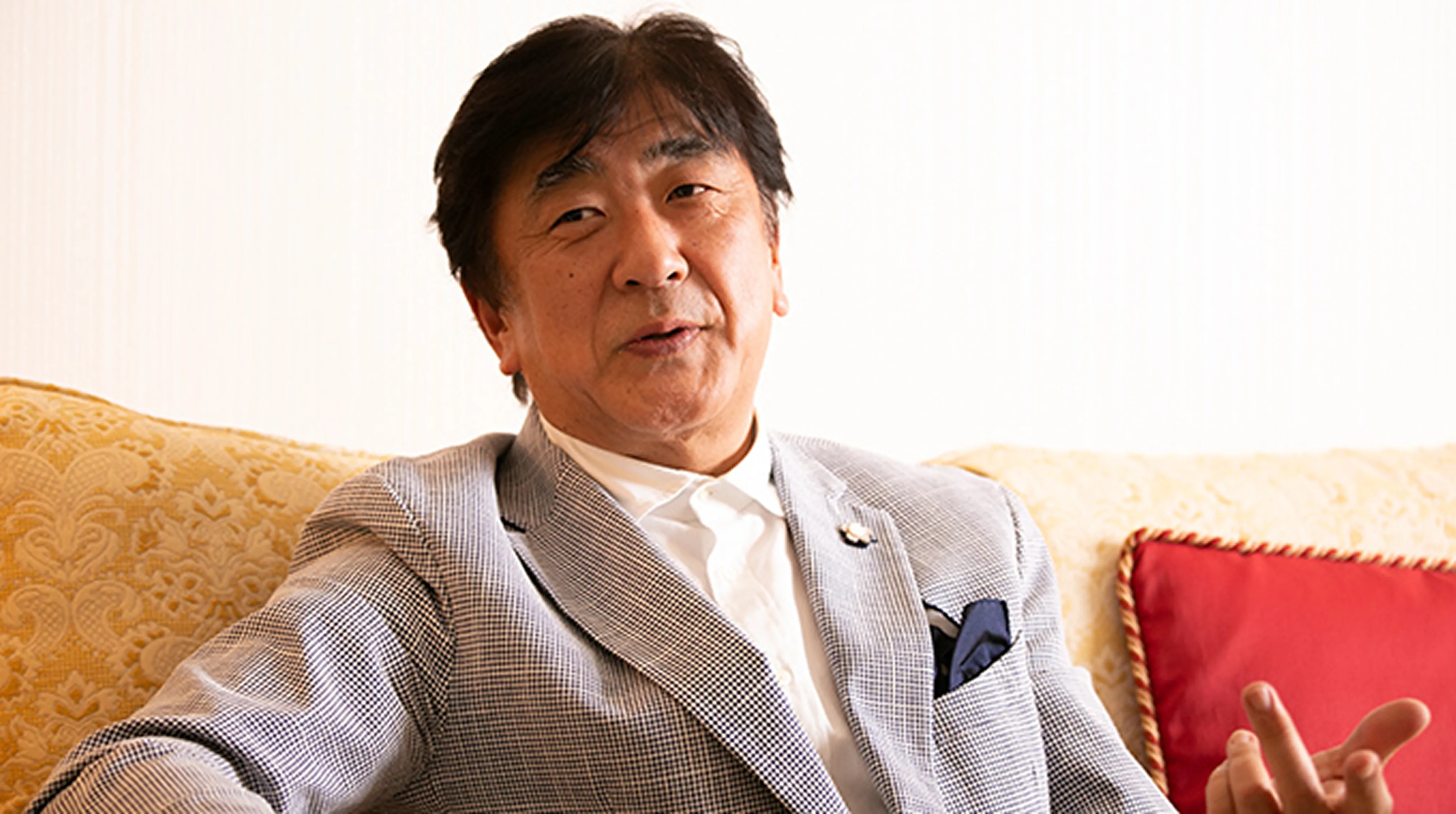 佐渡裕氏と奥田理事長の対談風景